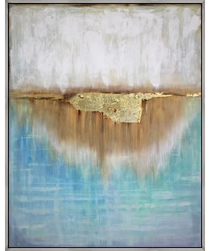 Artists Guild of America Canvas Hand Painted Solar Cast w/LAGUNA SILVER